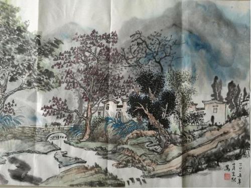 《家乡的那座石拱桥》