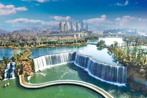 5昆明瀑布公园