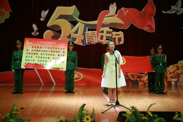 立鸿鹄志，做奋斗者。青年学生用艺术表达志向。.jpg