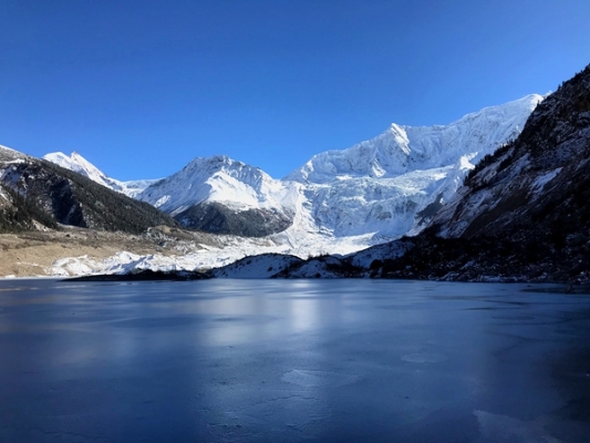 三高问讯来何巧，趁得冰湖看雪山。IMG_6605张海燕_副本.jpg