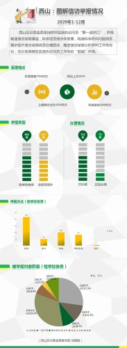 西山：图解2020年1-12月信访举报情况